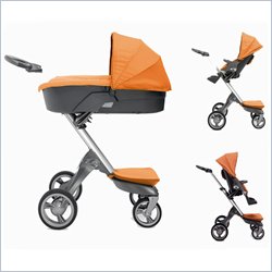 Stokke Xplory Complete Stroller in Orange