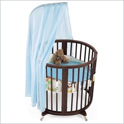 Stokke Sleepi Mini Bassinet 4 Piece Bedding Set in Tales Green