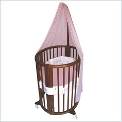 Stokke Sleepi Mini Bassinet 4 Piece Bedding Set in Tales Pink