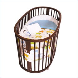 Stokke Sleepi Crib 4 Piece Bedding Set in Tales Green