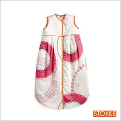 Stokke Sleepi Crib Sleeping Bag in Circles Pink