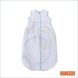 Stokke Sleepi Crib Sleeping Bag in Circles Blue