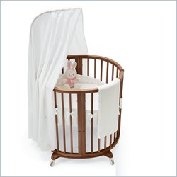 Stokke Sleepi Baby Crib Mini Bedding Set in Classic White