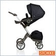  Stokke Xplory High Basic Baby Stroller in Navy Blue 