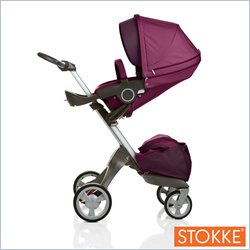 Stokke Xplory High Basic Baby Stroller in Purple