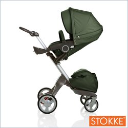 Stokke Xplory High Basic Baby Stroller in Green