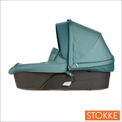 Stokke Xplory Carry Cot w/ Textile Set in Blue