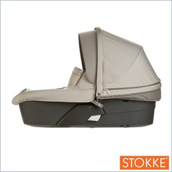Stokke Xplory Carry Cot w/ Textile Set in Beige