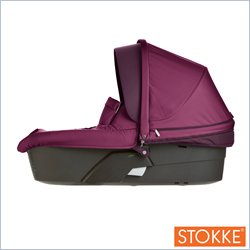 Stokke Xplory Carry Cot w/ Textile Set in Purple