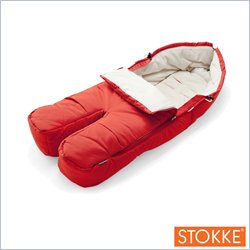 Stokke Xplory Footmuff in Red