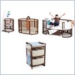 Stokke Sleepi Bassinet, Crib and Junior Bed w/ Changing Table Set in Walnut