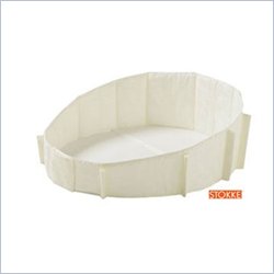 Stokke Sleepi Mini Bassinet Bumper in Classic White