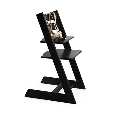 Stokke Classic Tripp Trapp Wood High Chair in Black