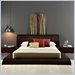 Modloft Waverly Modern Platform Bed in Wenge Satin Finish