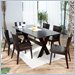 Modloft Bowery Wooden Cross Legged Dining Table