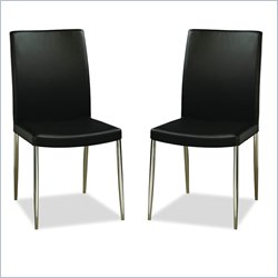 Modloft Rivington Modern Minimalist Dining Chair ( set of 2 )