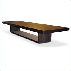 Modloft Walker Modern Coffee Table in Walnut