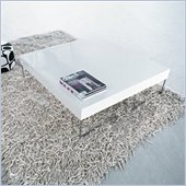 Modloft Park Low-Profile Coffee Table in White
