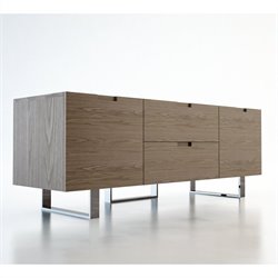 Modloft Eldridge 59 Entertainment Unit in Walnut Finish