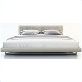 Modloft Broome Bed in Plum Leather