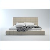 Modloft Thompson Bed in Beige Fabric