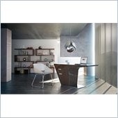 Modloft Mercer Desk in Ebony Lacquer