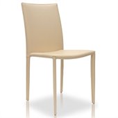 Modloft Varick Dining Chair in Beige Leather