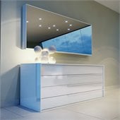 Modloft Jane Dresser in White Lacquer