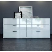 Modloft Thompson Dresser in White Lacquer