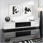 Modloft Lexington 94 Entertainment Unit in White Lacquer