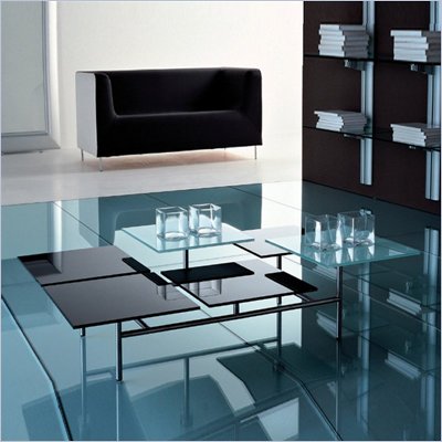 Modloft Bond Modern Rectangular Coffee Table