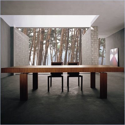 Modloft Cliff Extendable Wood Dining Table