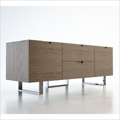 Modloft Eldridge 59" Entertainment Unit in Walnut Finish