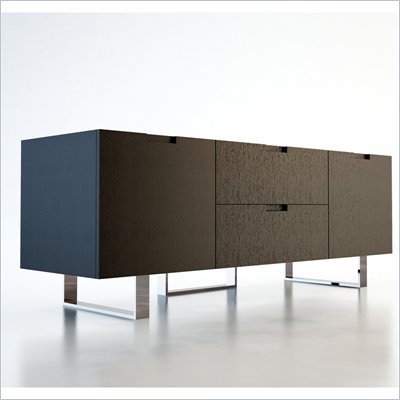 Modloft Eldridge 59" Entertainment Unit in Wenge Finish