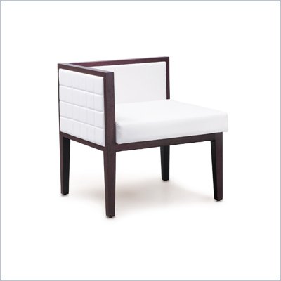 Upholstered Dining Chair on Modern Upholstered Dining Side Chair In Wenge Finish   Md602 Wht