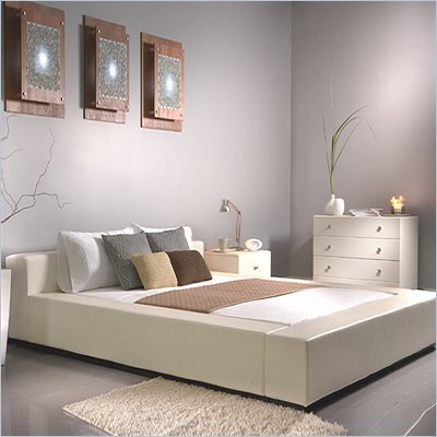 Modloft Prince Queen Size Recessed Platform Bed