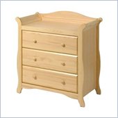 Stork Craft Aspen 3 Drawer Chest in Natural Finish