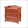 ADD TO YOUR SET: Stork Craft Aspen 3 Drawer Chest in Cognac Brown Finish