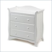 Stork Craft Aspen 3 Drawer Chest in White Finish