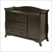 Stork Craft Aspen Combo Dresser in Espresso