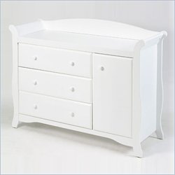 Stork Craft Aspen Combo Dresser in White