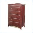 ADD TO YOUR SET: Stork Craft Aspen 5 Drawer Chest in Cherry Finish