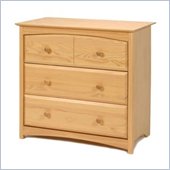 Stork Craft Beatrice 3 Drawer Chest in Natural Finish