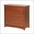 ADD TO YOUR SET: Stork Craft Beatrice 3 Drawer Chest in Cognac Brown Finish