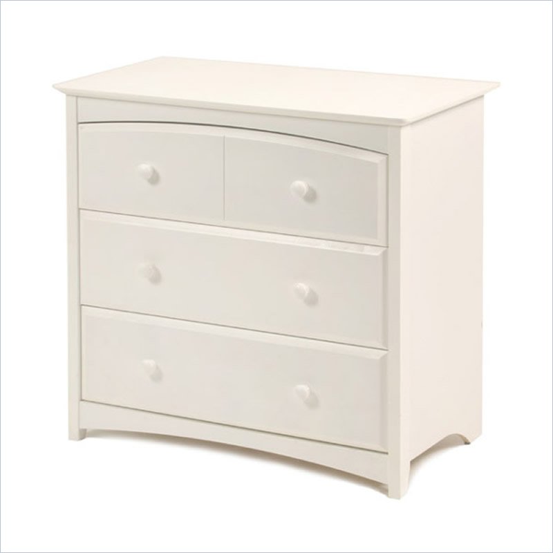 Stork Craft Beatrice 3 Drawer Chest In White Finish 03580 741
