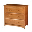ADD TO YOUR SET: Stork Craft Beatrice 3 Drawer Chest in Oak Finish