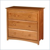 Stork Craft Beatrice 3 Drawer Chest in Oak Finish