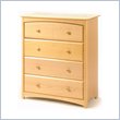 ADD TO YOUR SET: Stork Craft Beatrice 4 Drawer Chest in Natural Finish