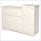 Stork Craft Beatrice Combo Tower in White