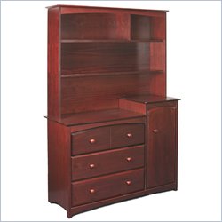 Stork Craft Beatrice Combo Tower & Hutch in Cherry